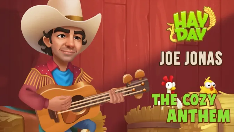 Image de l'articleJoe Jonas transforme Hay Day de Supercell en festival musical avec The Cozy Anthem