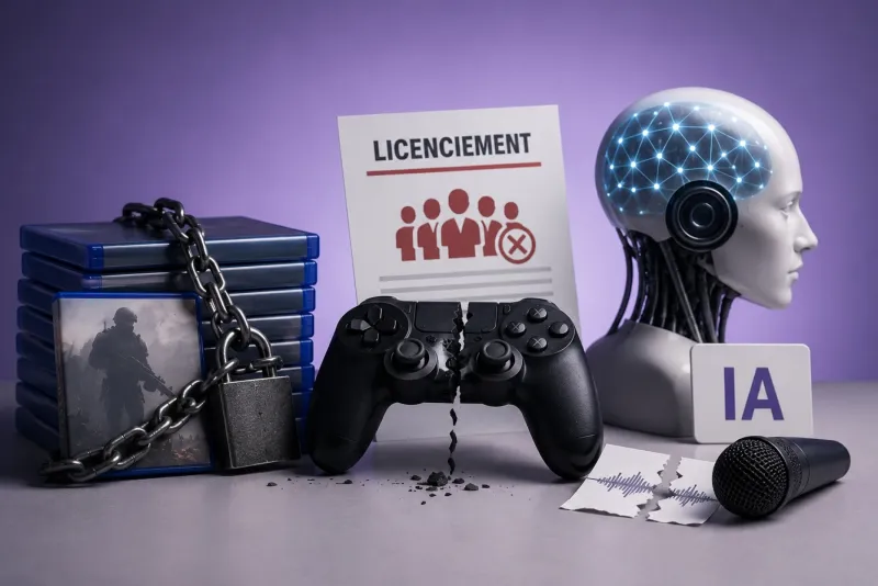 Image de l'article L'industrie du jeu vidéo en crise : licenciements, fermetures de studios, intelligence artificielle… vers un changement de modèle ?