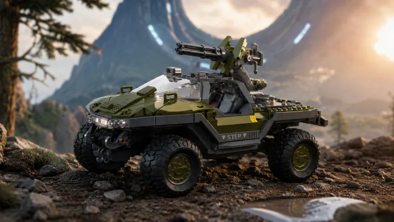Image de l'articleMattel célèbre les 25 ans de Halo avec un UNCS M12 Warthog à construire déjà disponible sur Amazon