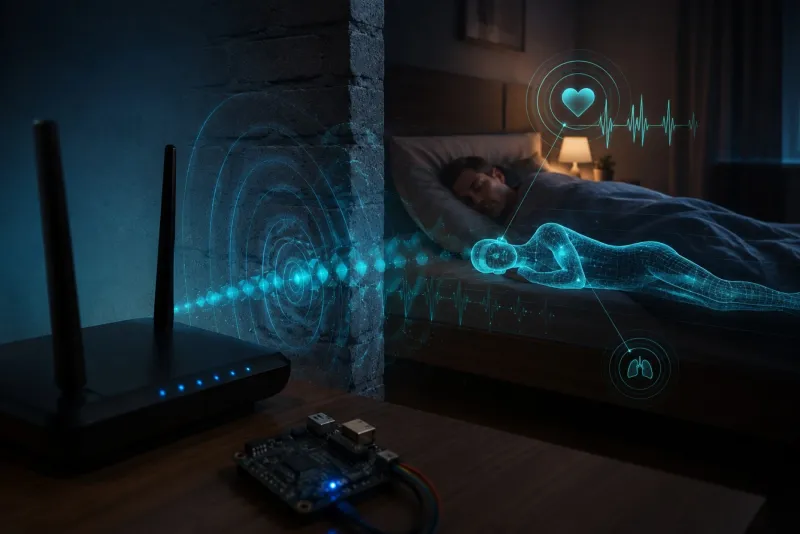 Image de l'articleUne IA utilise le WiFi pour détecter respiration et mouvements à travers les murs