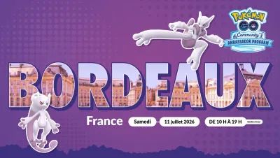 Image de l'article Festival Pokémon GO 2026 à Bordeaux lance son 10e anniversaire avec une grande journée gratuite le 11 juillet