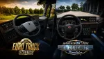 Image de l'article Euro Truck Simulator 2 et American Truck Simulator améliorent encore le rendu des cabines avec la mise à jour 1.61