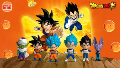 Image de l'article Dragon Ball Super arrive chez Burger King avec six figurines à collectionner