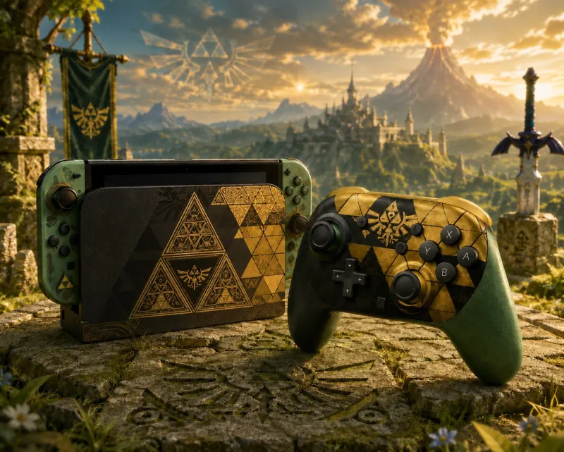 Image de l'article Une Switch 2 Zelda et une manette Pro auraient fuité pour les 40 ans de la saga