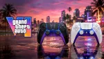 Image de l'article Les manettes PS5 GTA 6 en édition limitée dévoilent leurs couleurs inspirées de Vice City