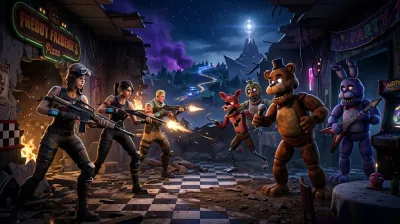 Image de l'article Fortnite x Five Nights at Freddy’s débarque pour Halloween avec Fortnitemares