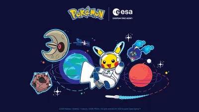 Image de l'article The Pokémon Company et l’ESA envoient Pikachu dans l’espace et préparent un événement Pokémon GO