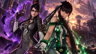 Image de l'article Stellar Blade s'offre une collaboration avec Bayonetta et quatre tenues gratuites pour EVE