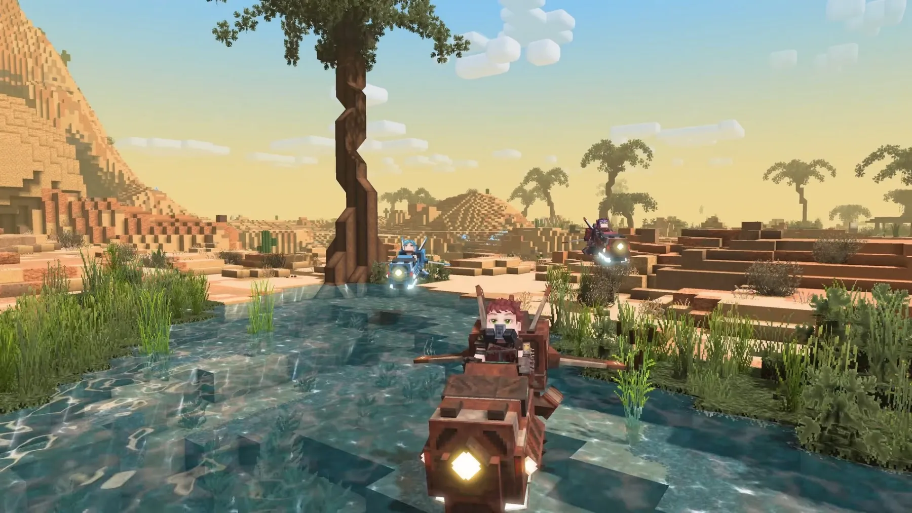 Image de l'article Tesera veut devenir le prochain grand jeu voxel avec véhicules, armes et monde infini