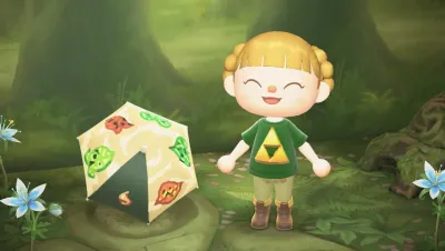 Image de l'article Animal Crossing New Horizons fête les 40 ans de Zelda avec deux motifs à récupérer gratuitement grâce à ces codes
