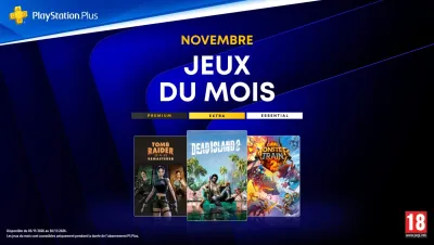 Image de l'article PlayStation Plus novembre 2026 dévoile Dead Island 2, Tomb Raider et Monster Train 2