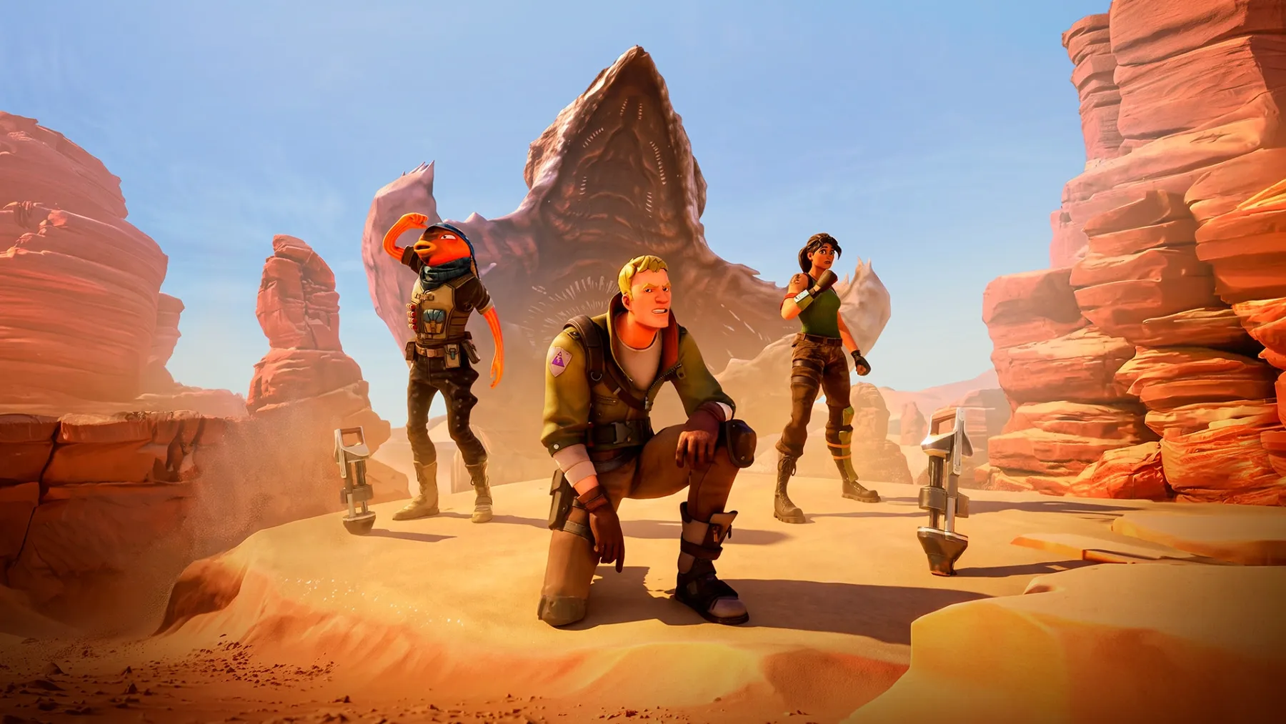 Dune Awakening débarque dans Fortnite avec Shai-Hulud et des récompenses à débloquer