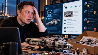Image de l'article Elon Musk commande un LEGO Star Wars avec Grok et dévoile ses informations personnelles en ligne