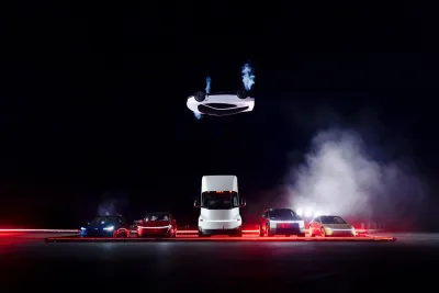 Image de l'article La Tesla Roadster Rocket décolle et réalise des acrobaties avec ses propulseurs SpaceX