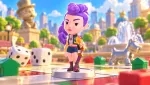 Image de l'article MONOPOLY GO offre un pion Rumi collector de KPop Demon Hunters, voici comment le gagner