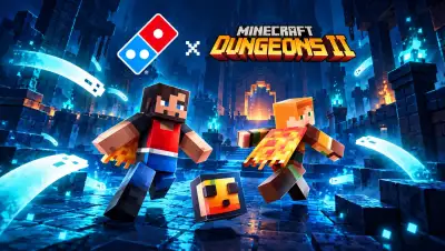 Image de l'article Domino’s x Minecraft Dungeons II propose deux menus et trois objets exclusifs à débloquer