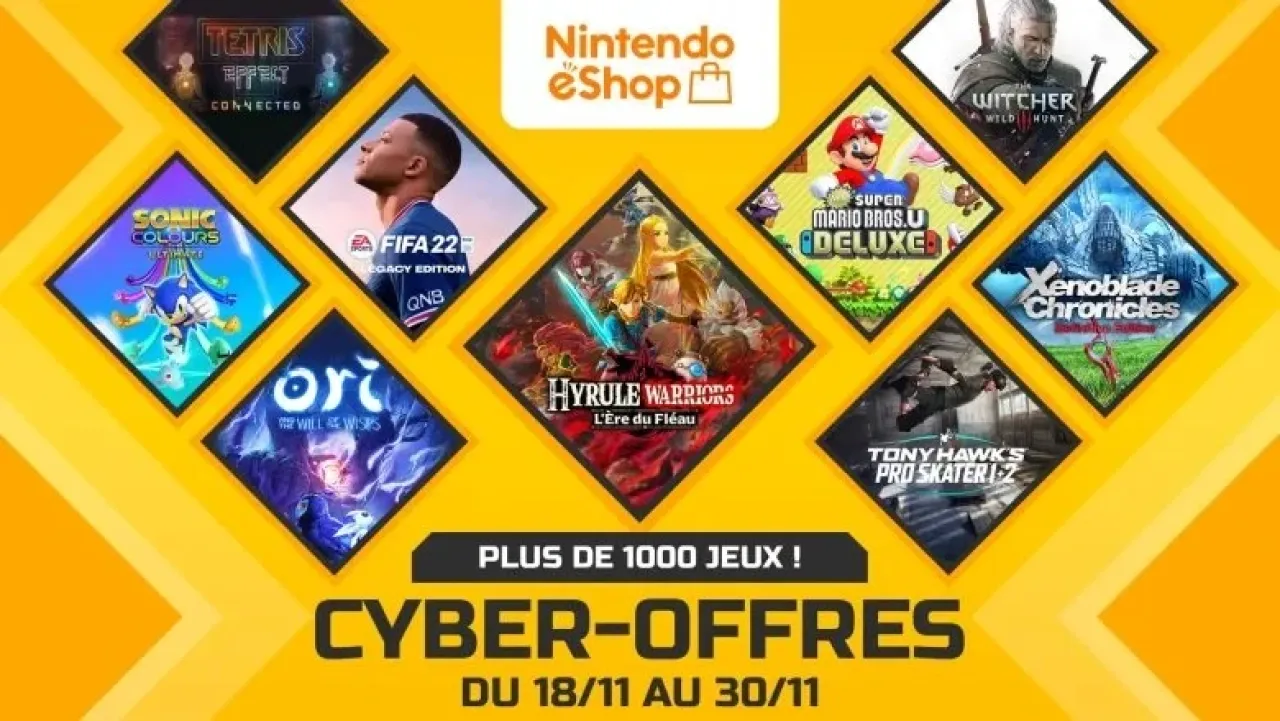 Image de l'article Nintendo annonce les Cyber-Offres de Novembre 2021