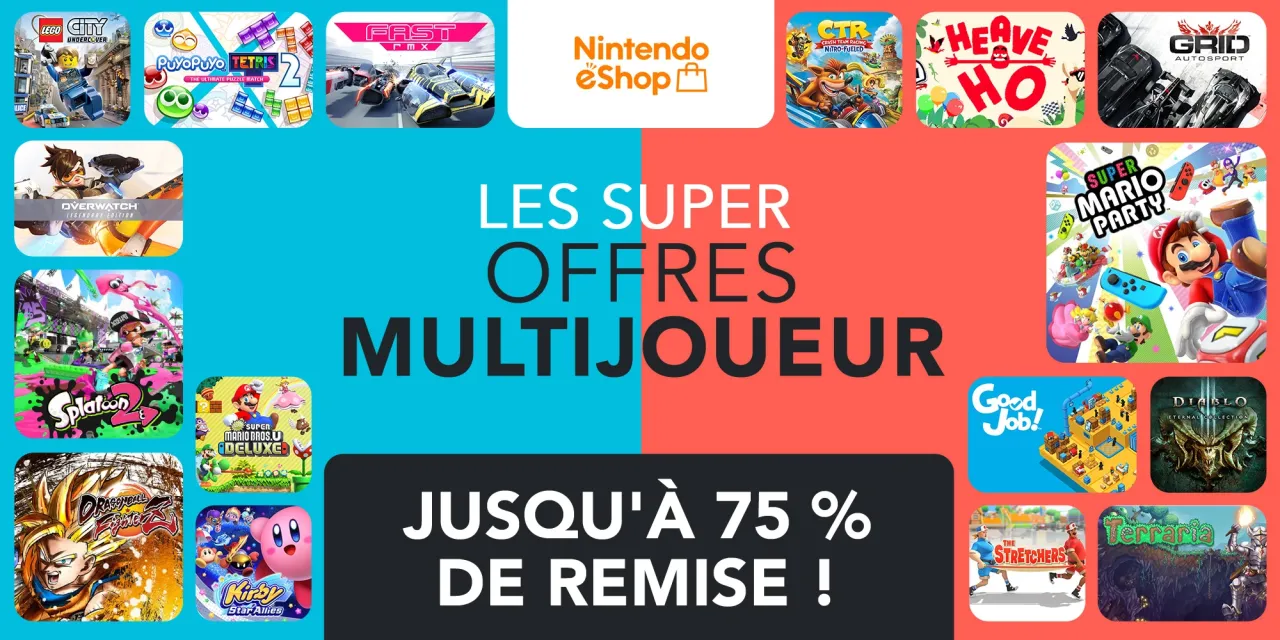 Image de l'articleDes centaines de jeux Nintendo Switch en réduction !