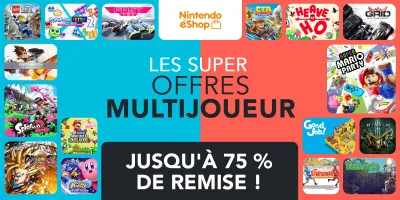 Image de l'articleDes centaines de jeux Nintendo Switch en réduction !