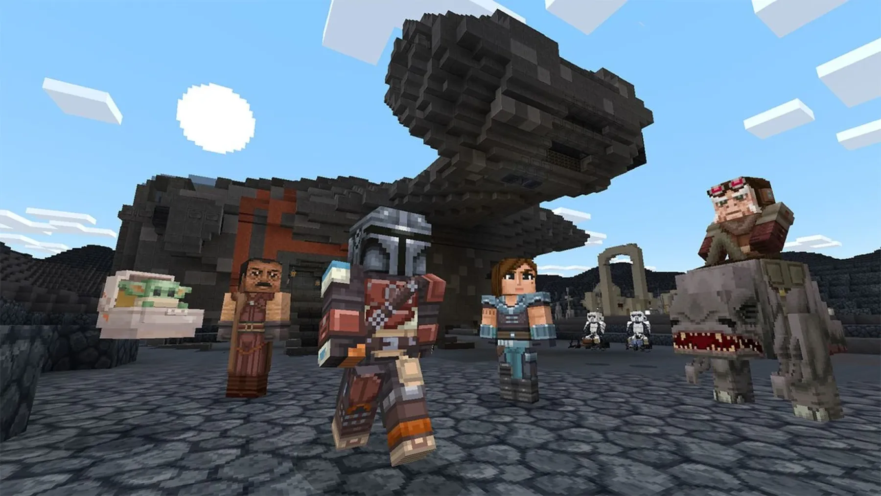Image de l'article Minecraft, un DLC dans l'univers Star Wars