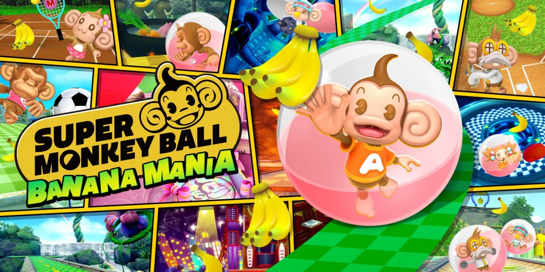 Image de l'article Super Monkey Ball Banana Mania enfin disponible !