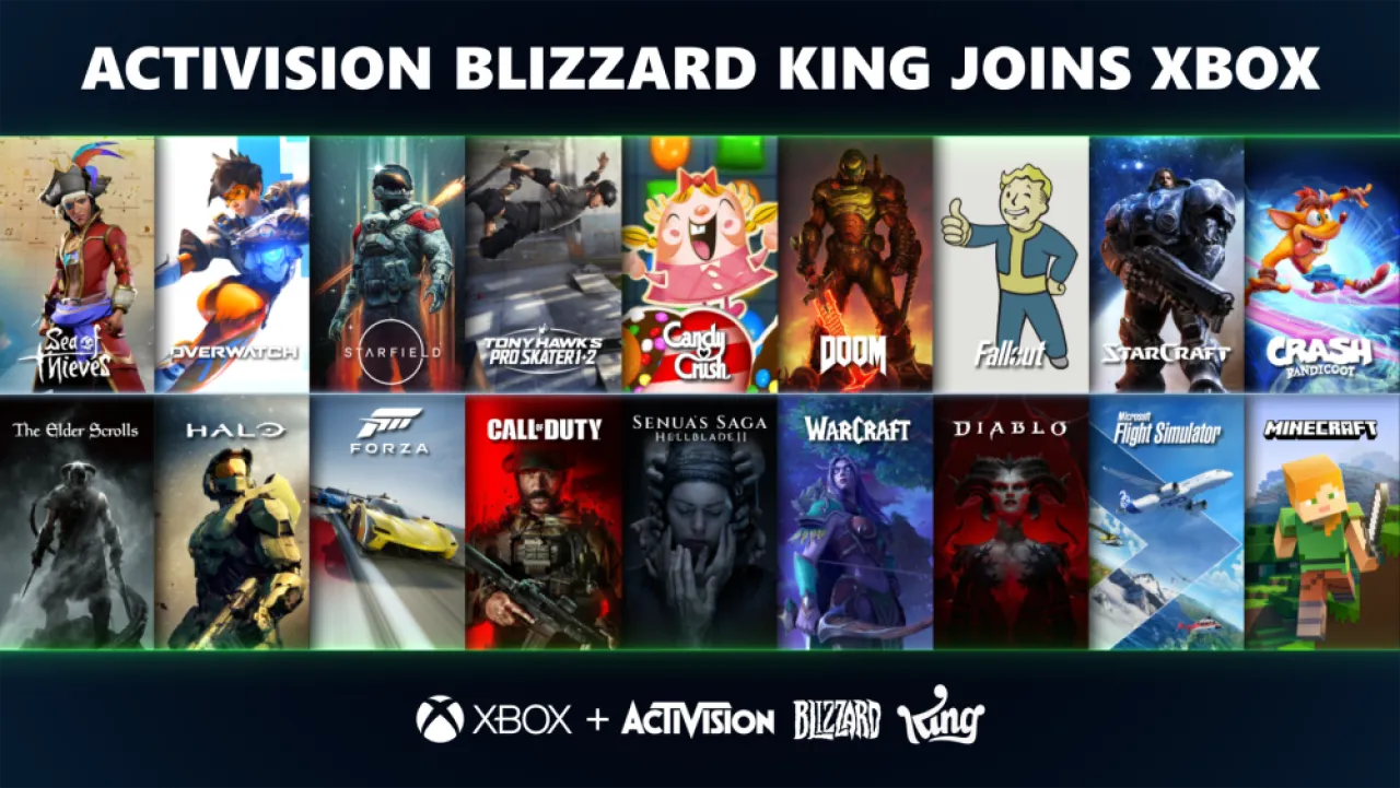 Image de l'article Rachat Activision Blizzard par Xbox enfin validé