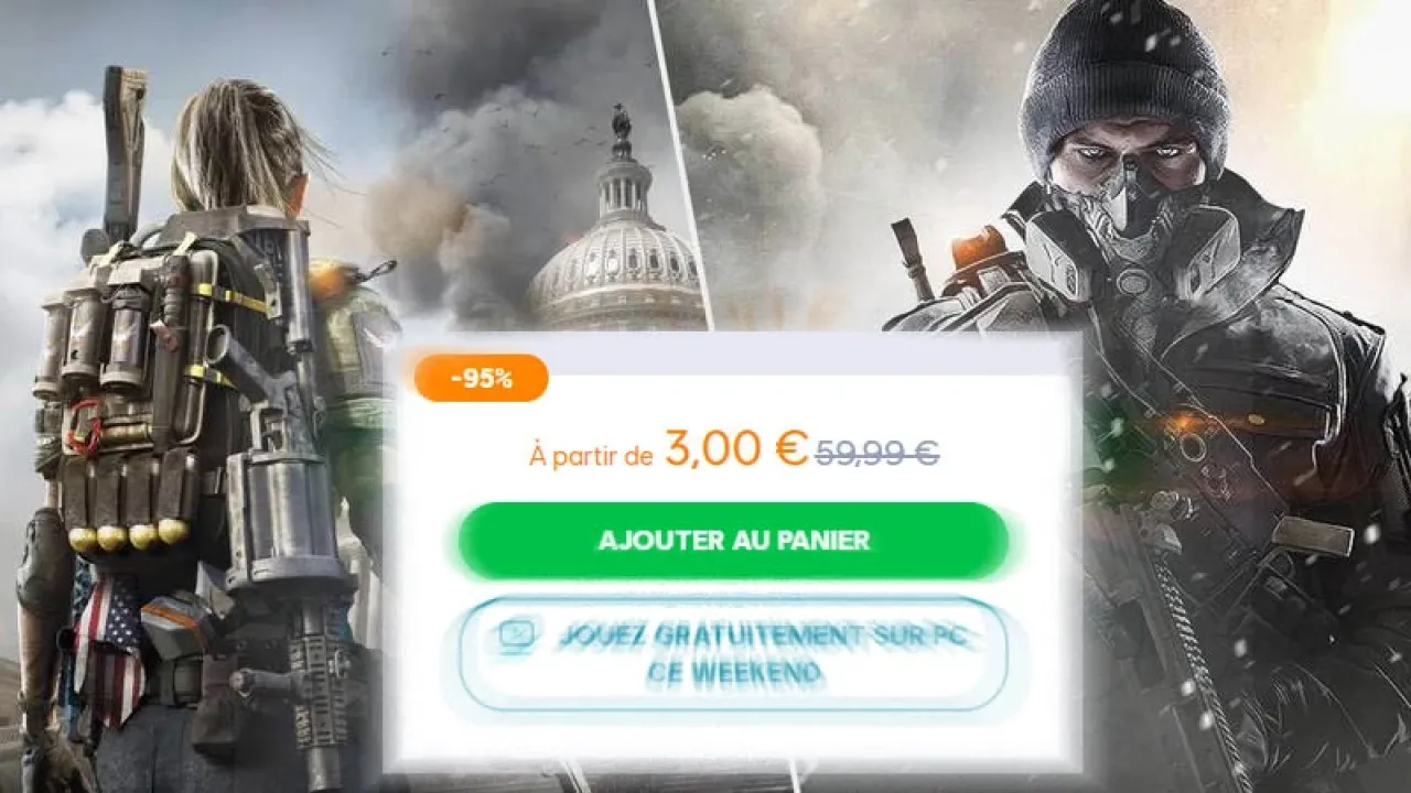 Image de l'article The Division 2 à 3€ et jouable gratuitement ce week end.