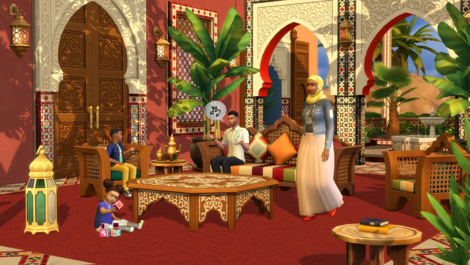 Image de l'article Les Sims 4 annonce le kit Riad de rêve