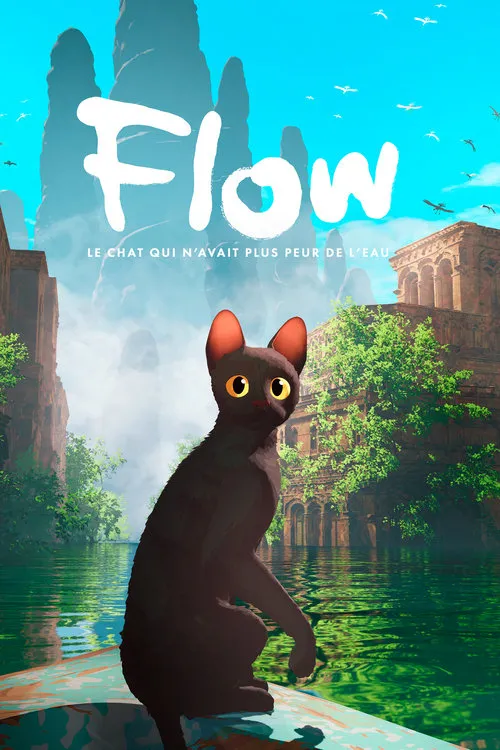 Image du film Flow, le chat qui n'avait plus peur de l'eau