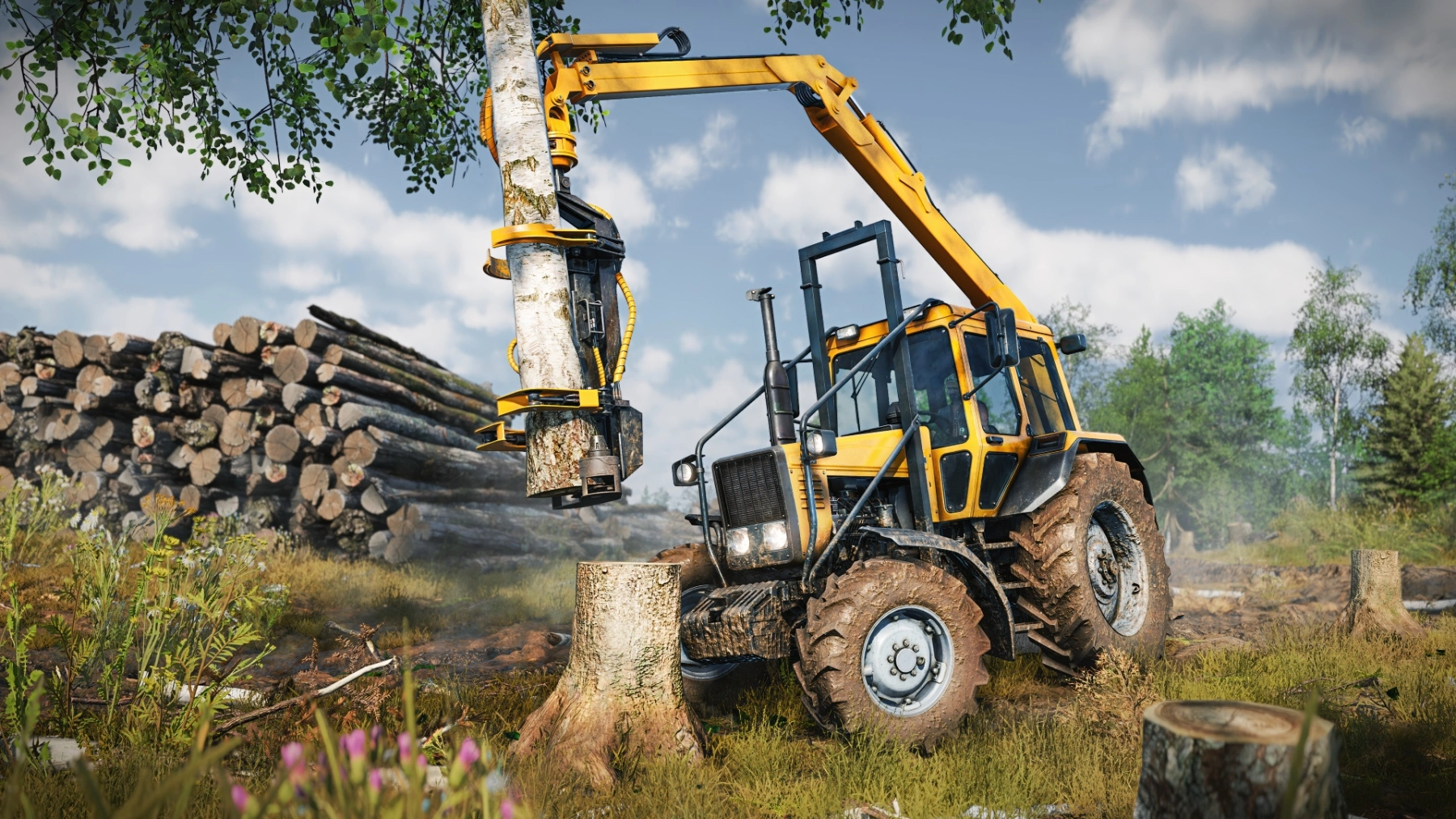 Image de l'article RoadCraft : Une démo gratuite de 10 heures et un DLC forestier disponibles