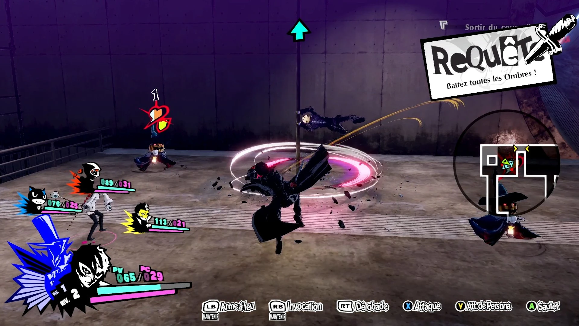 Persona 5 Striker - INFIITY AREA Persona 5 Striker – un müso qui déchire !