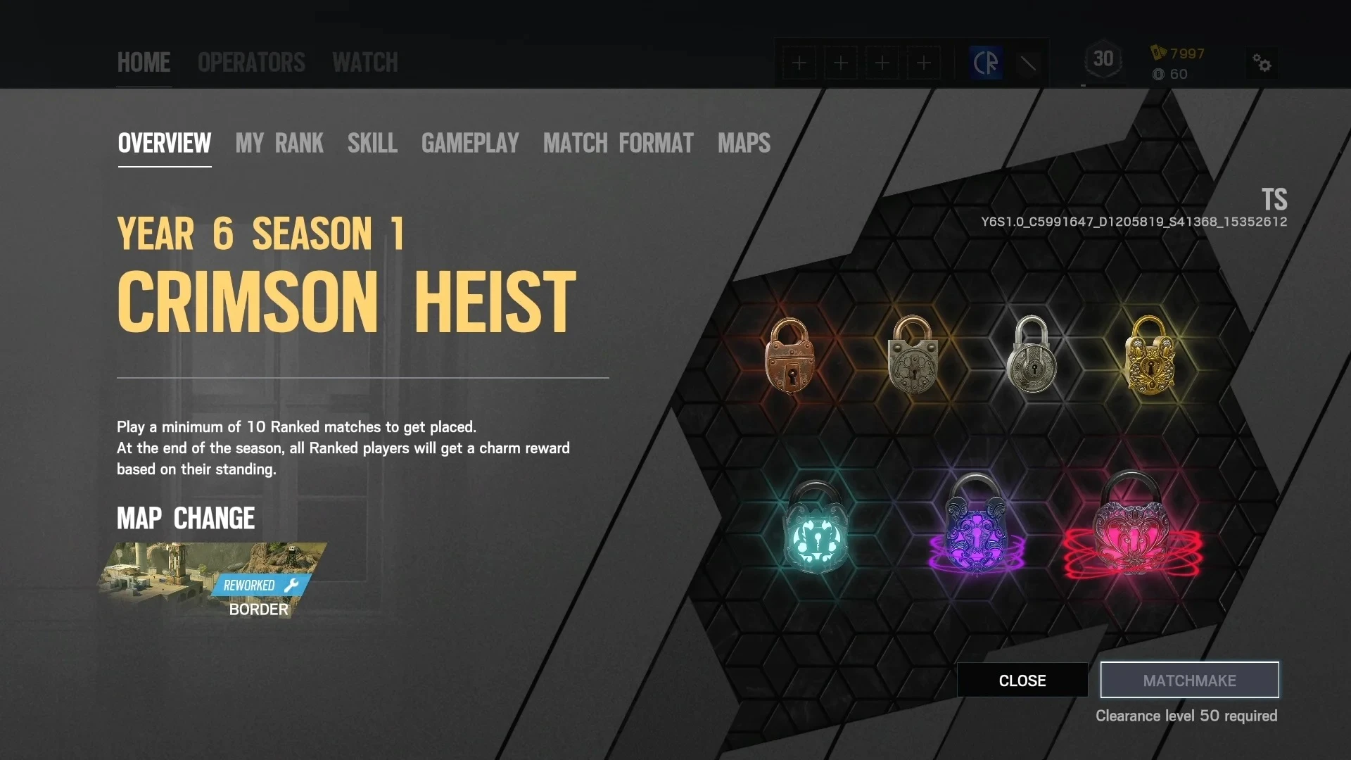 Y6S1 Charms Présentation de l’Opération Crimson Heist