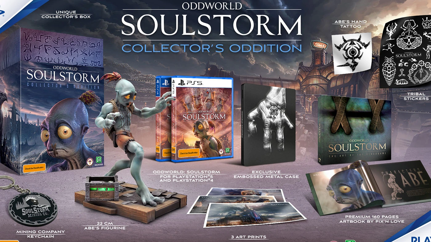 Collector Oddworld:Soulstorm enfin disponible en version physique