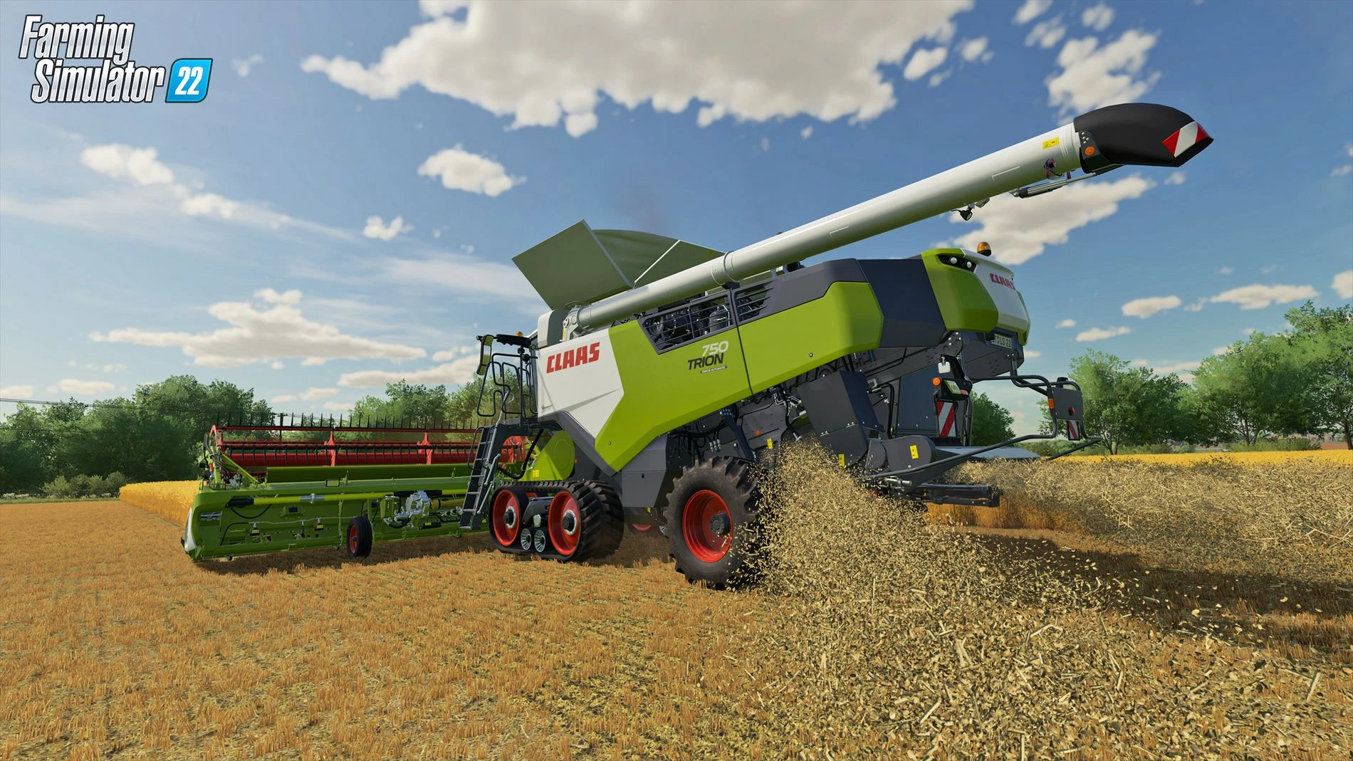 la CLAAS TRION annoncée dans Farming Simulator 22 la CLAAS TRION annoncée dans Farming Simulator 22