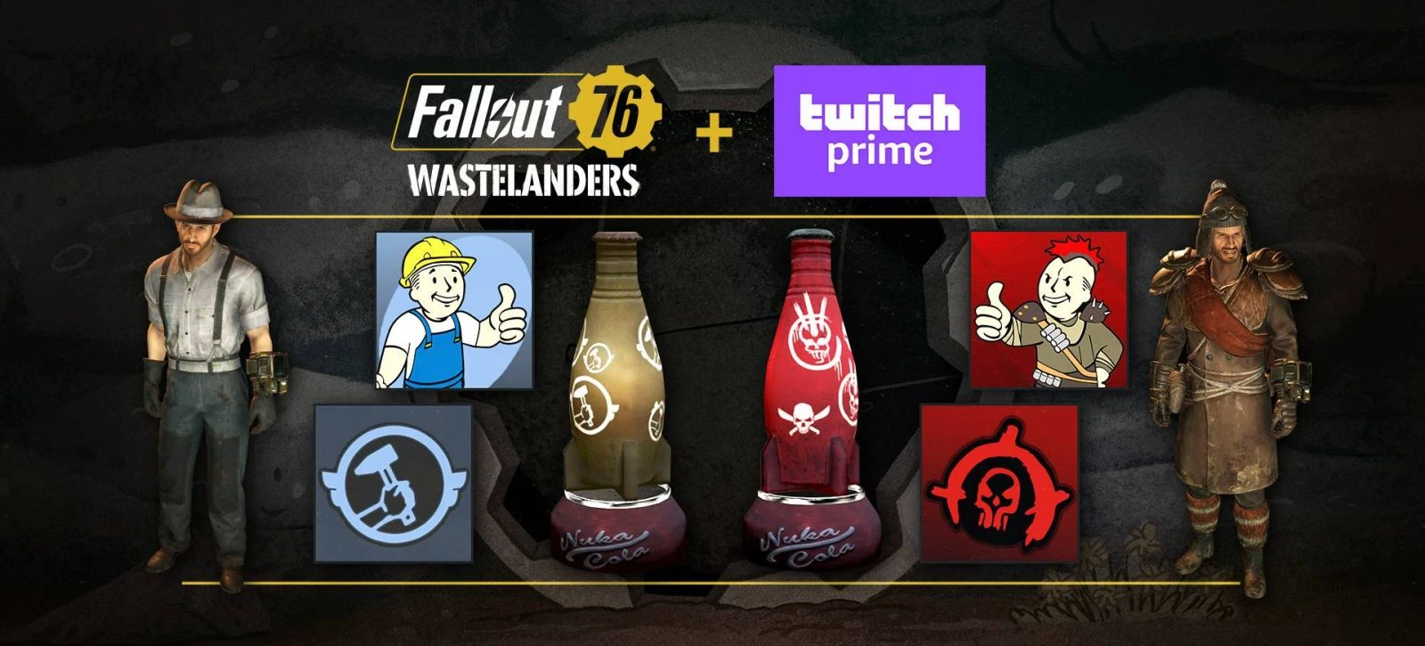 Fallout 76 : Des récompenses avec Twitch Prime et les joueurs vétérans