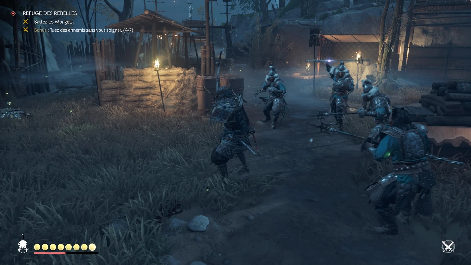 Combat dans Ghost of Tsushima Test de Ghost of Tsushima Director’s Cut