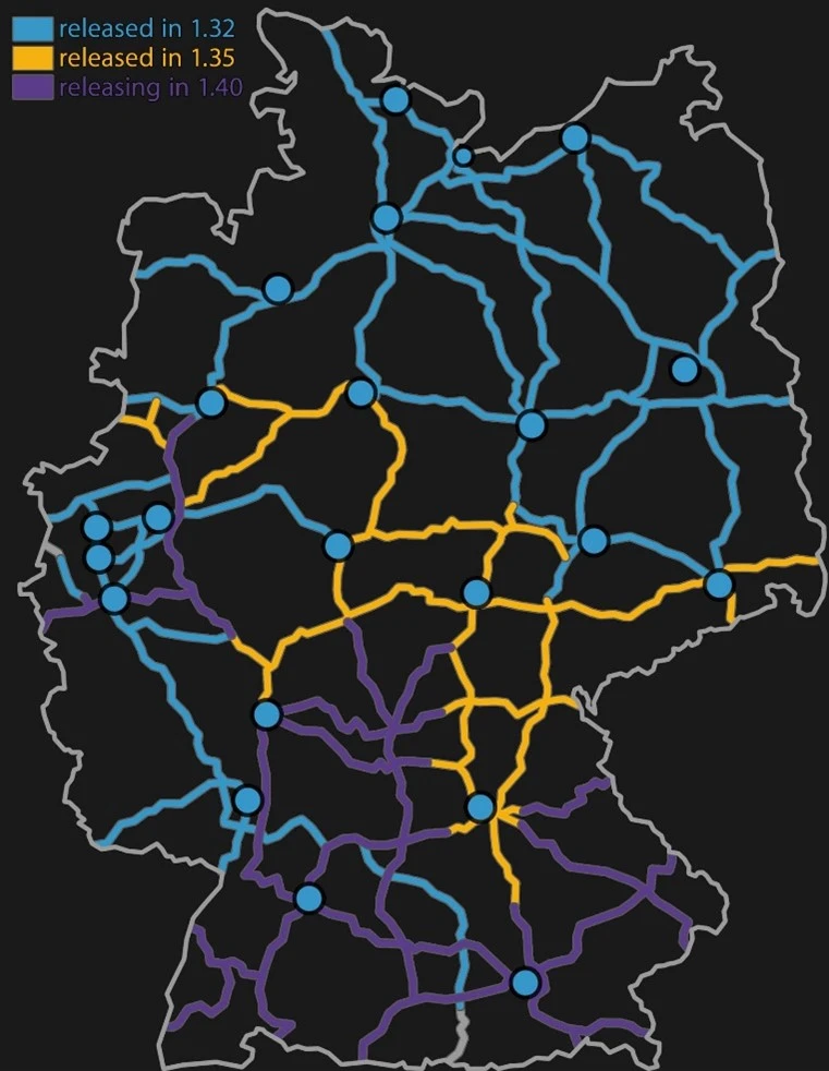 Patch note de l’update 1.40 d’ETS 2