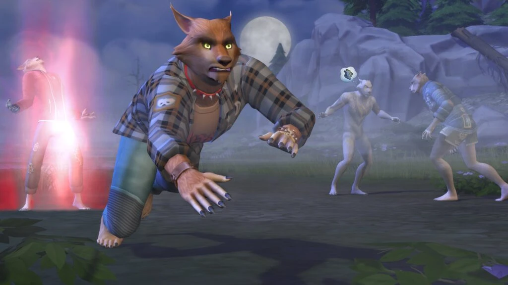Les Sims 4 dévoilent le DLC Loups-Garous