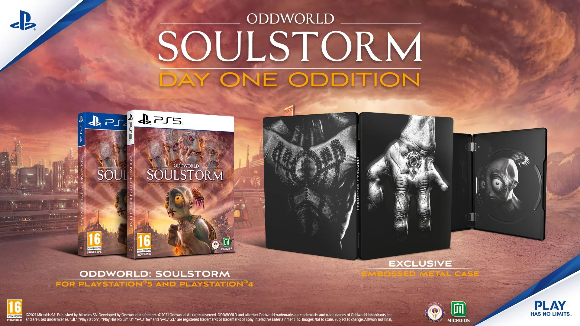 Oddworld Soulstorm - INFINITY AREA Précommande des éditions physiques d’Oddworld: Soulstorm