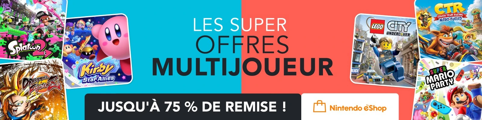 Offres eShop Des centaines de jeux Nintendo Switch en réduction !