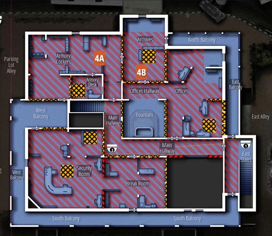 Vieux 1er Etage Rework de la carte Frontière (Border) | Rainbow Six: Siege