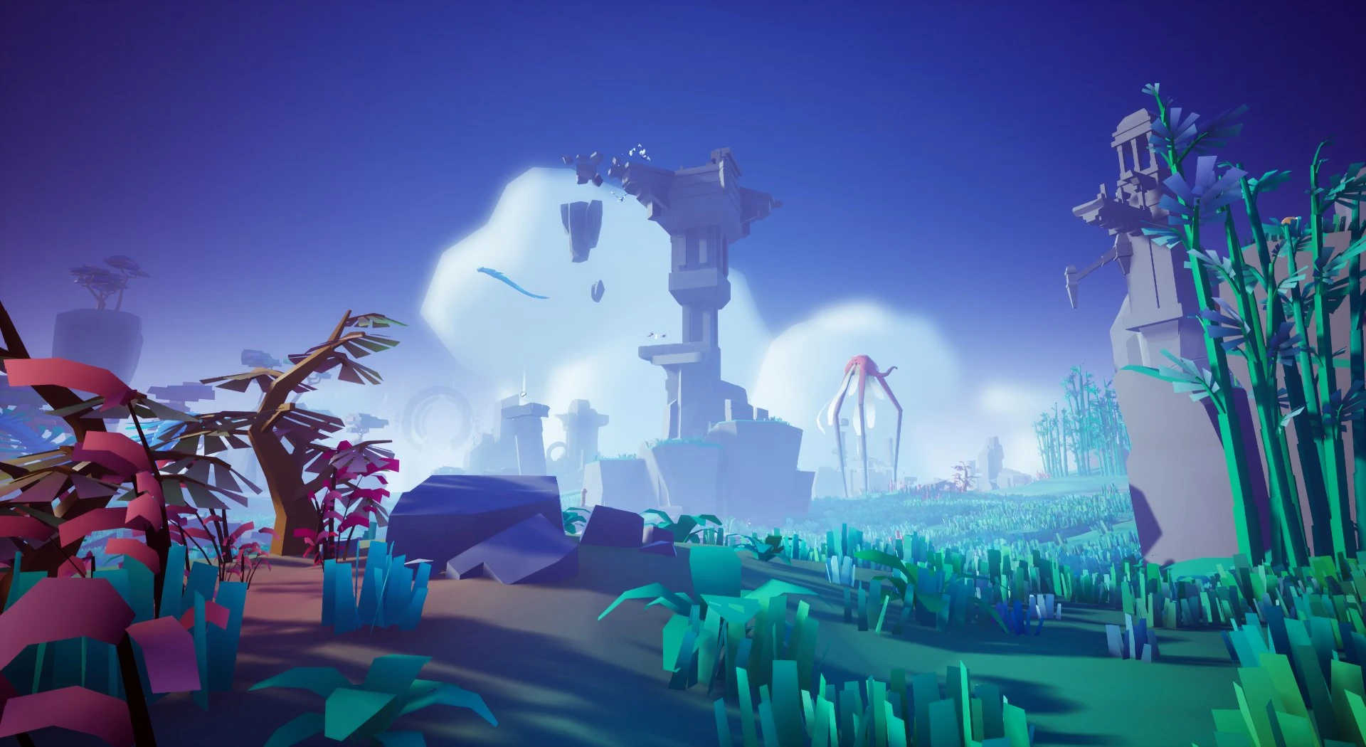 Paysage Omno Test du jeu indépendant Omno