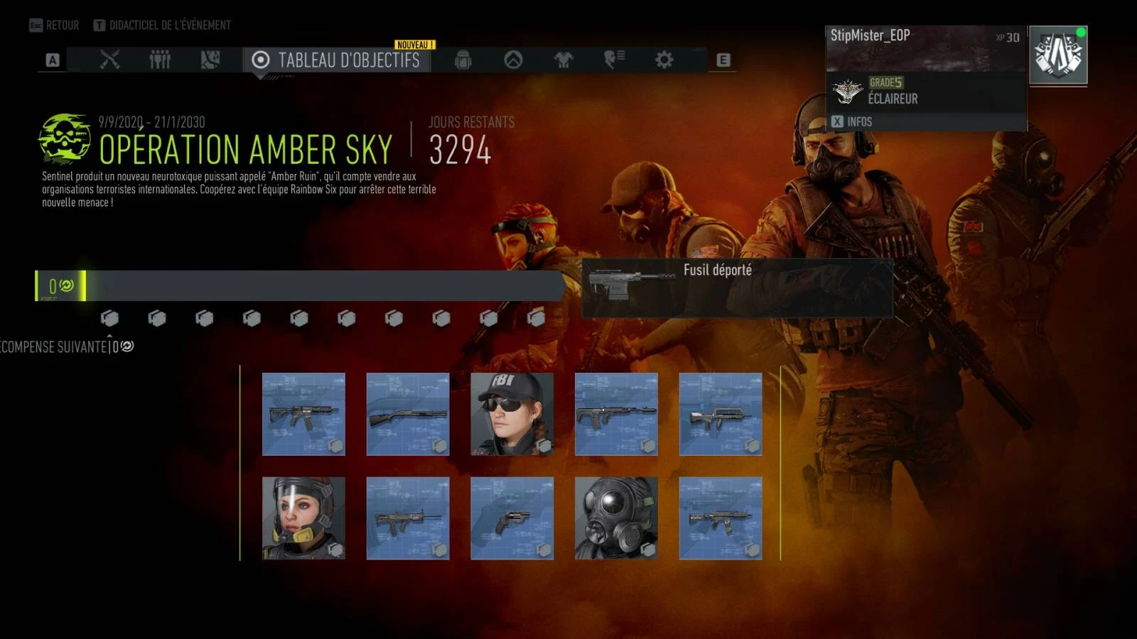 Récompenses Amber Sky Tout Savoir sur l’event Ghost Recon Breakpoint X Rainbow Six Siege