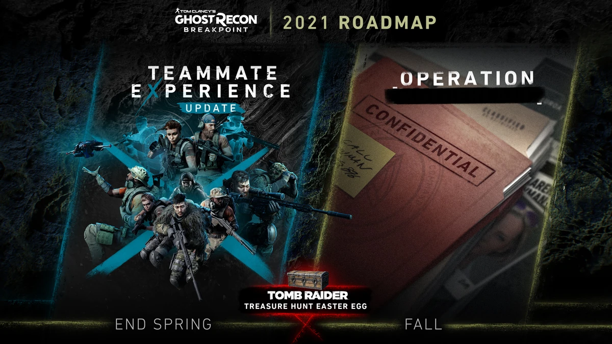 Ubisoft dévoile le Roadmap 2021 pour Ghost Recon Breakpoint !