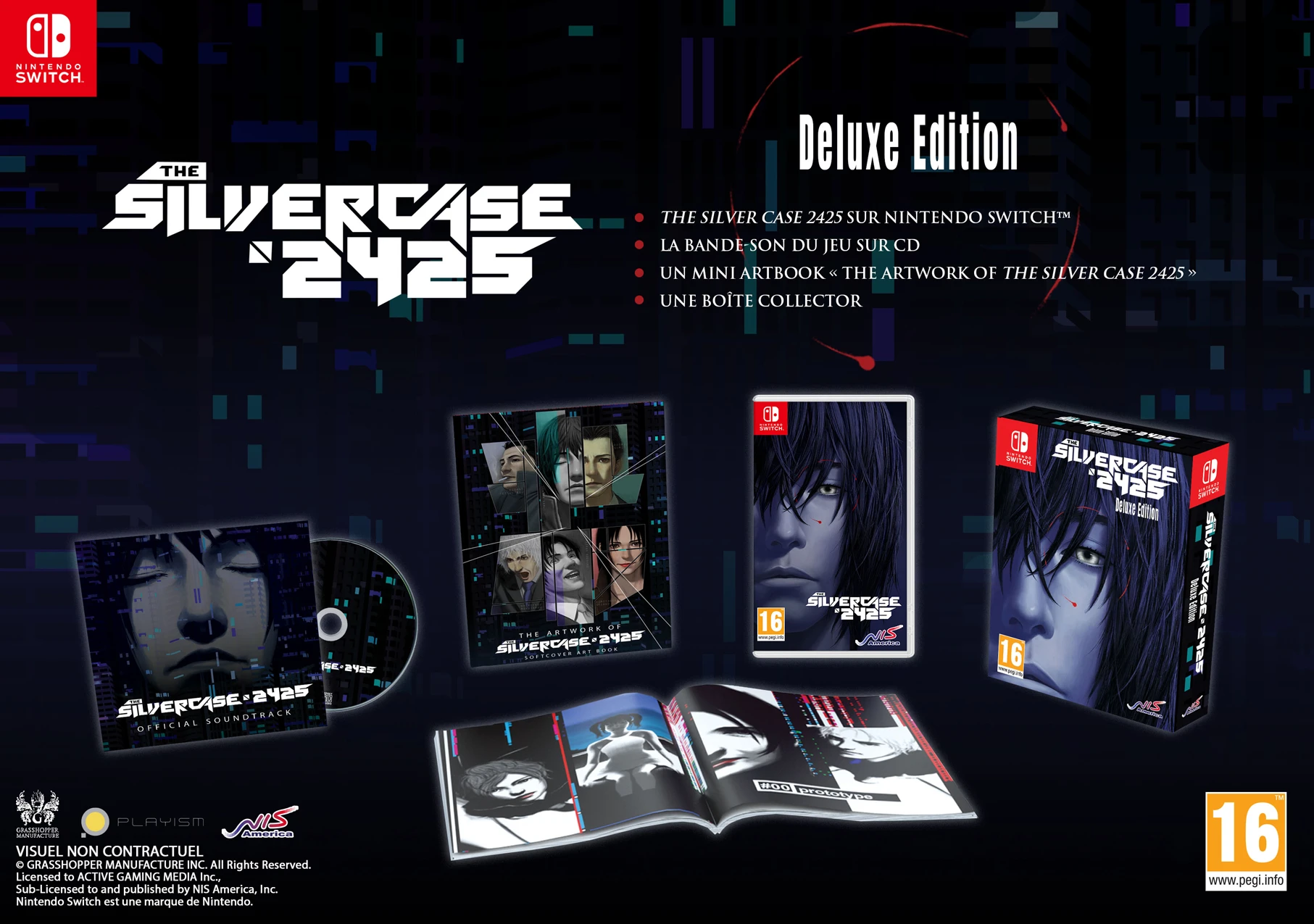Silvercase2425-INFINITY AREA Les mystères de The Silver Case 2425 sur la Switch