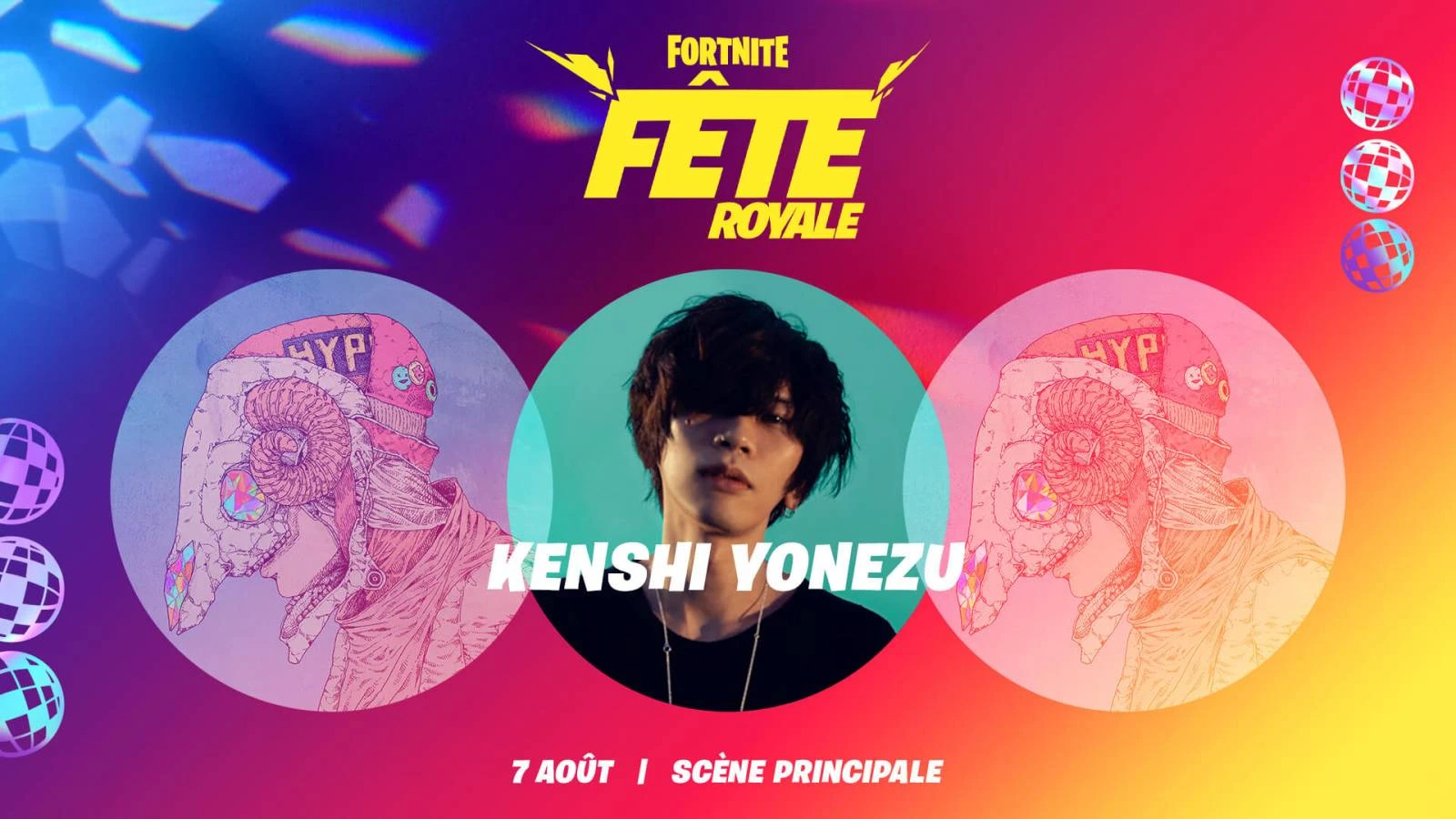FETE ROYALE AFFICHE CONCERT KENSHI YONEZU - INFINITY AREA Fête Royale : Kenshi Yonezu en concert