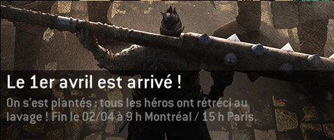For Honor – 1er Avril