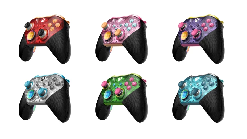 Image de l'article Découvrez la nouvelle collection de manettes Xbox sans fil transparentes