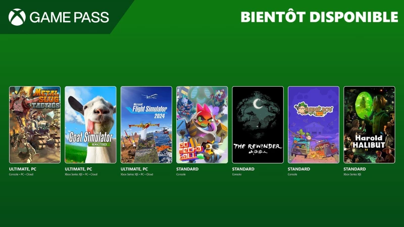 Image de l'article Nouveautés dans le Xbox Game Pass ce mois-ci Flight Simulator, Goat Simulator et bien d'autres