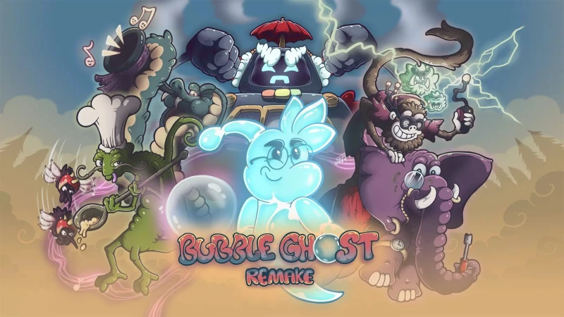 Image de l'article Bubble Ghost Remake : Une sortie Physique au Printemps 2025 sur Nintendo Switch